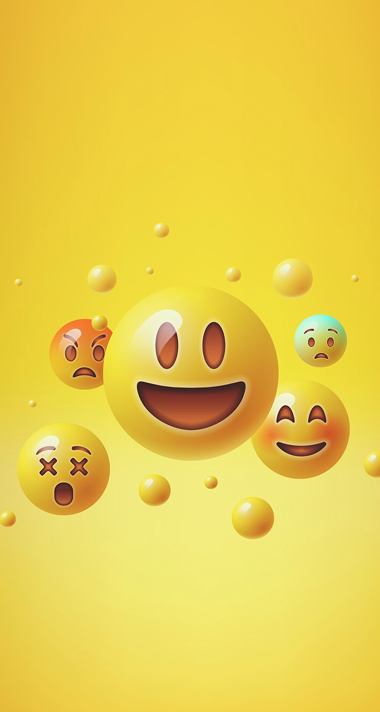 Look at that dead emoji. Now look at that angry emoji above the dead emoji. #DontYouLoveIt. Creative iphone wallpaper, Emoji wallpaper, Funny iphone wallpaper