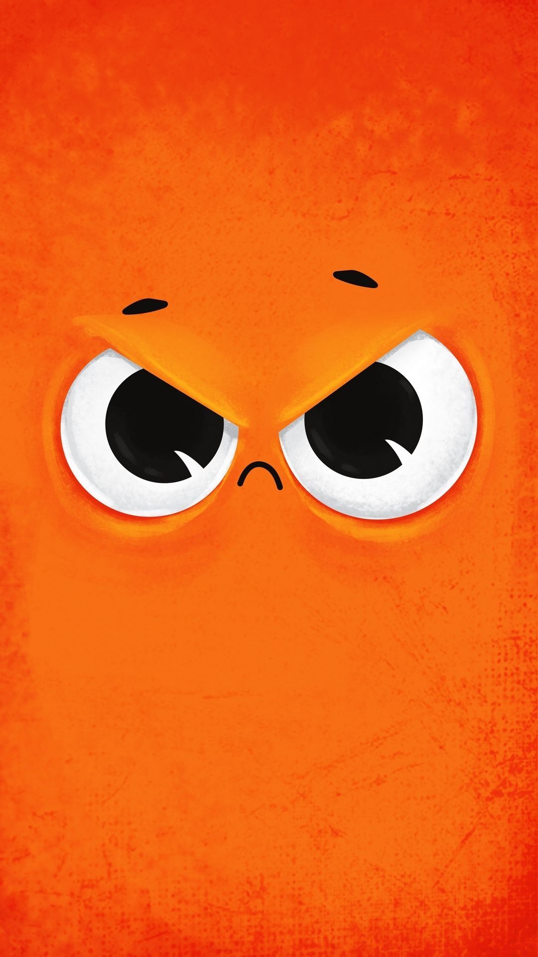 angry. orange. wallpaper. Cartoon wallpaper, Angry wallpaper, Funny iphone wallpaper