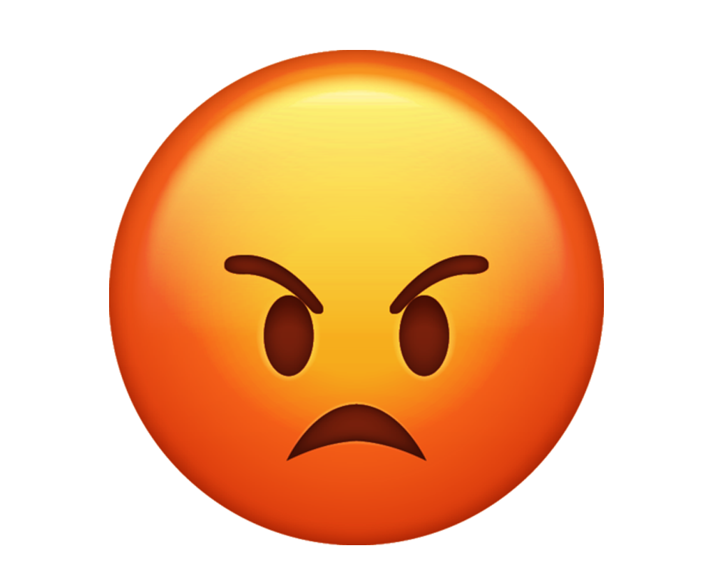 Angry emoji