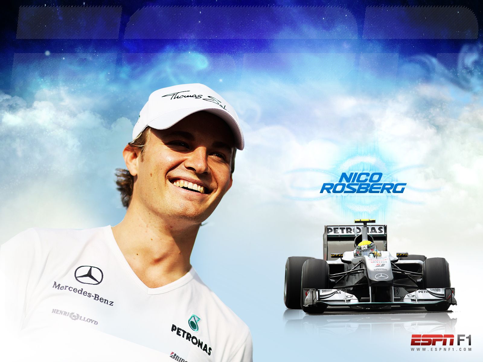 Nico Rosberg 2010. Formula 1 wallpaper