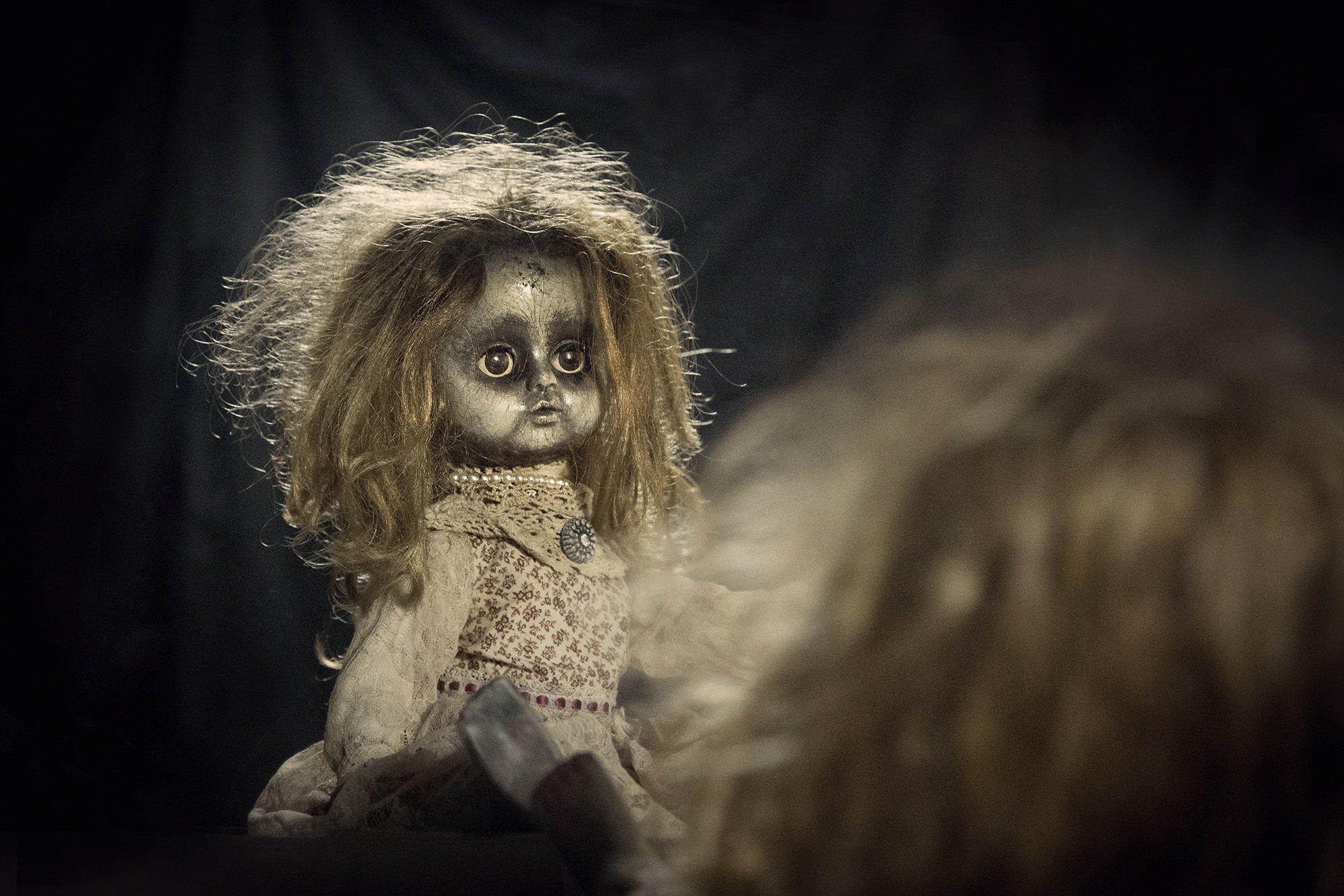 Doll Creepy Spooky Horror toy child gothic dark wallpaperx1334