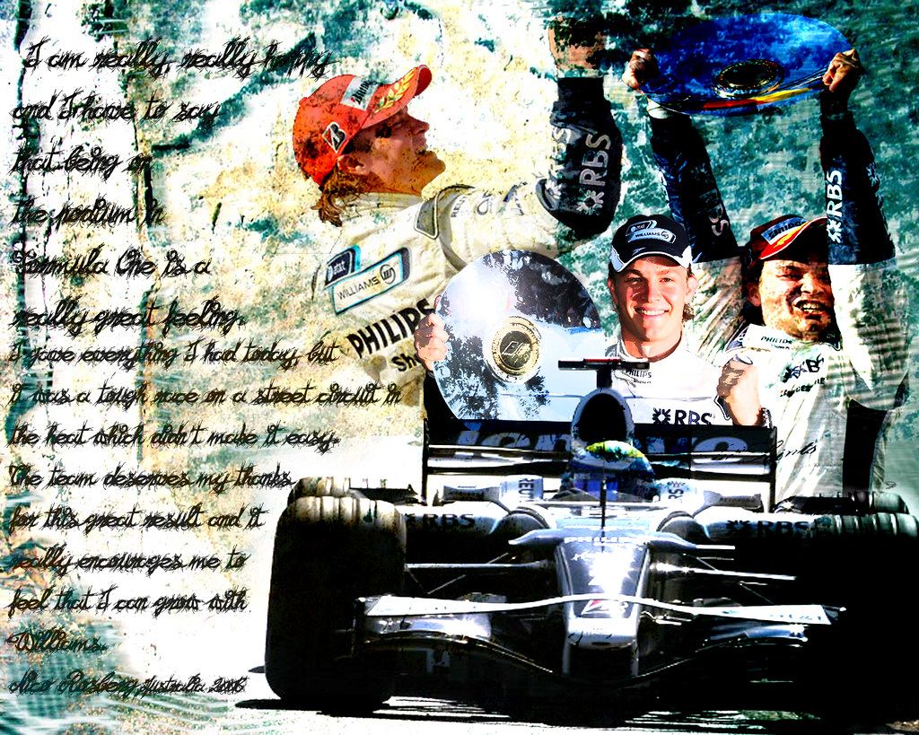 Nico Rosberg Australia 3rd Place Wallpaper 2008