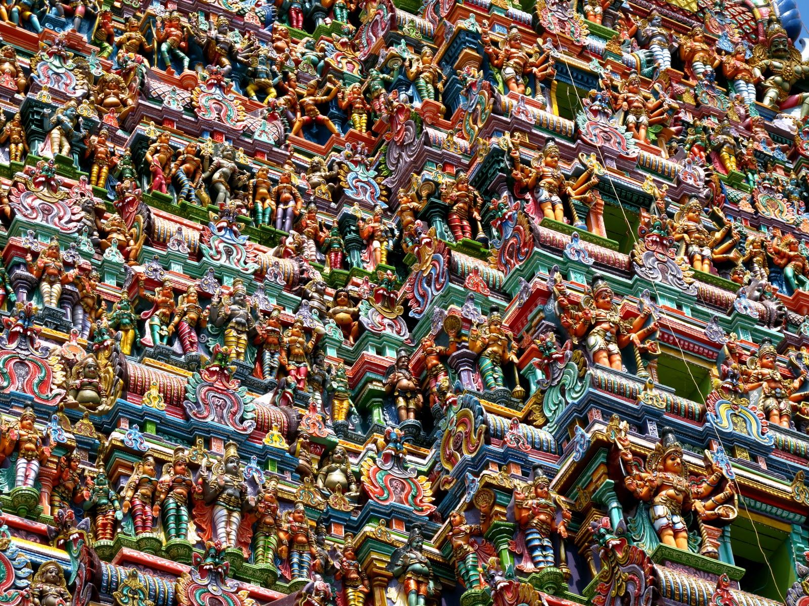 Meenakshi amman Temple Tower Image