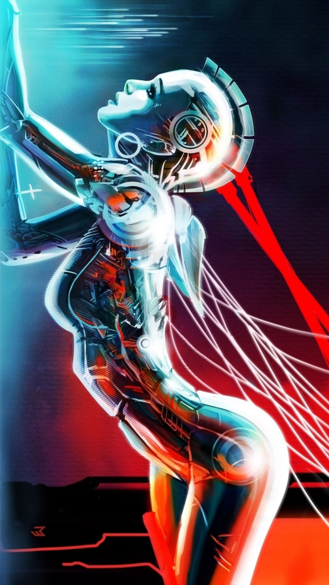 Girl Robot Art Android Wallpaper Wallpaper For Android HD Wallpaper