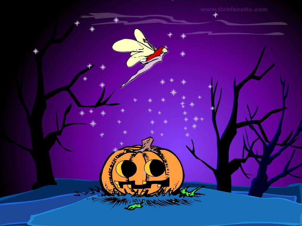 Wallpaper Cute Animated S Halloween Free Tinkerbell Halloween Background HD Wallpaper