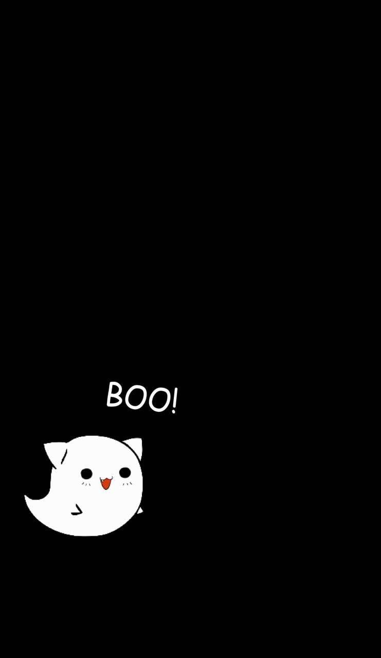 Cartoon Cute Ghost Wallpaper