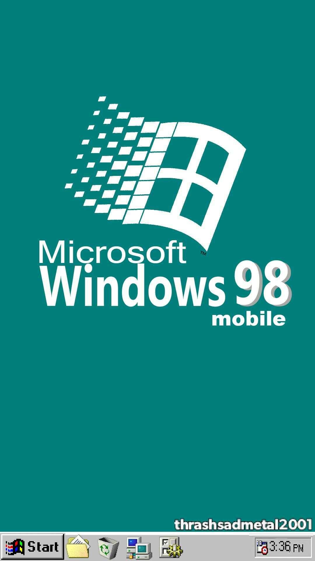 thrashsadmetal2001: “Windows 98 mobile ”. Fotos hd, Fondos, Fotos