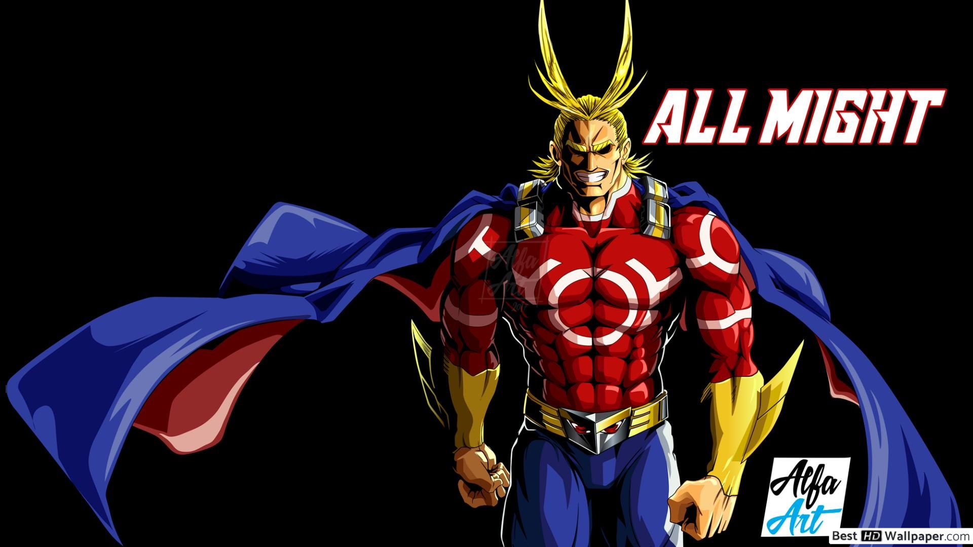 Mha All Might Wallpapers Wallpaper Cave