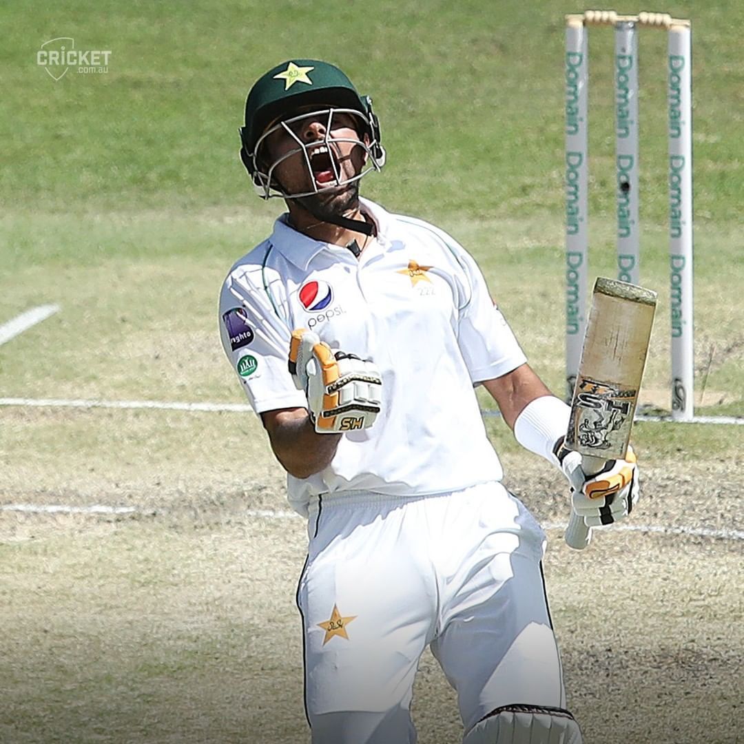 32.4k Likes, 158 Comments.com.au on Instagram: “The magical moment Babar Azam brought up his secon. Cricket teams, Cricket, Cricket time