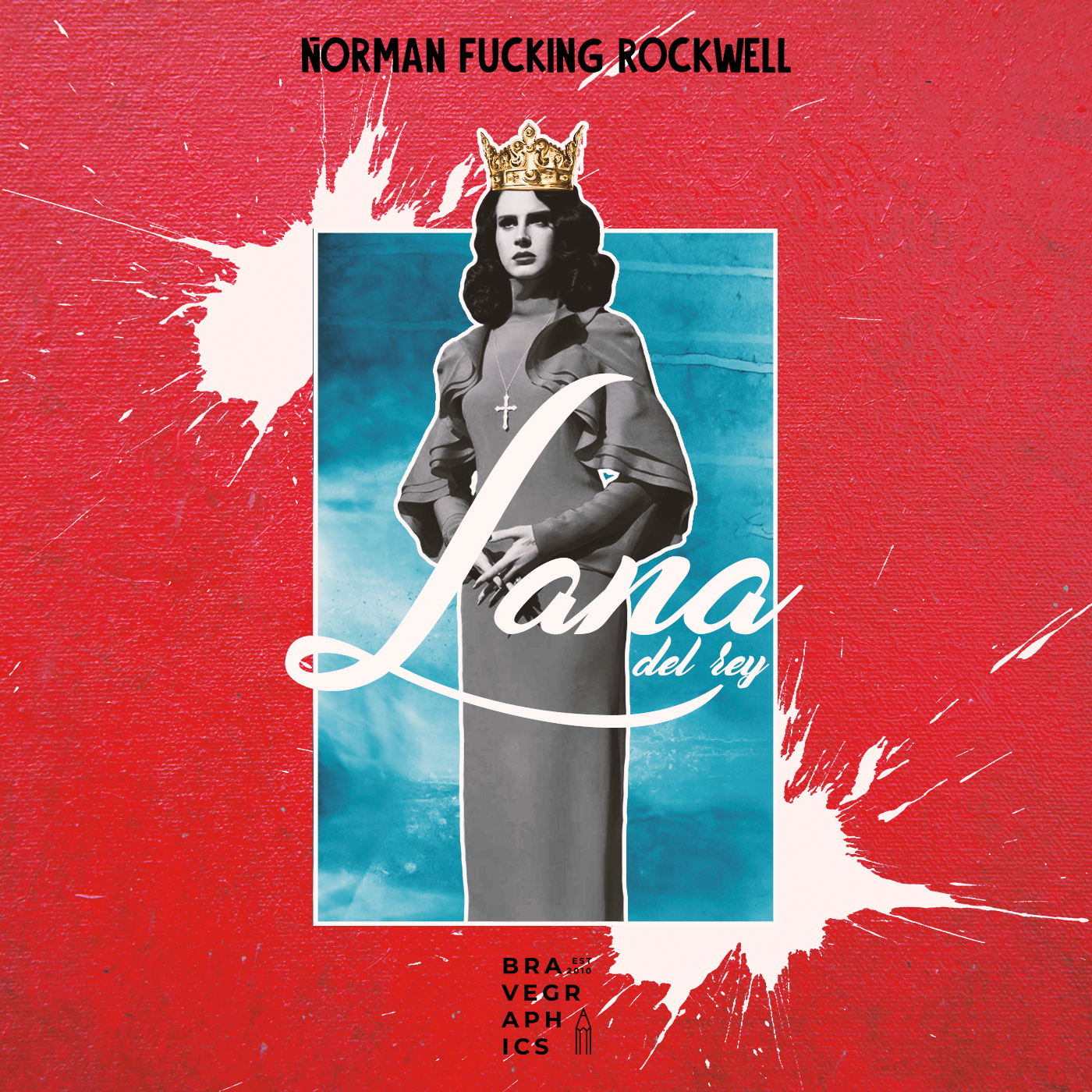Lana Del Rey. Norman Fucking Rockwell. Album Cover Graphics ©