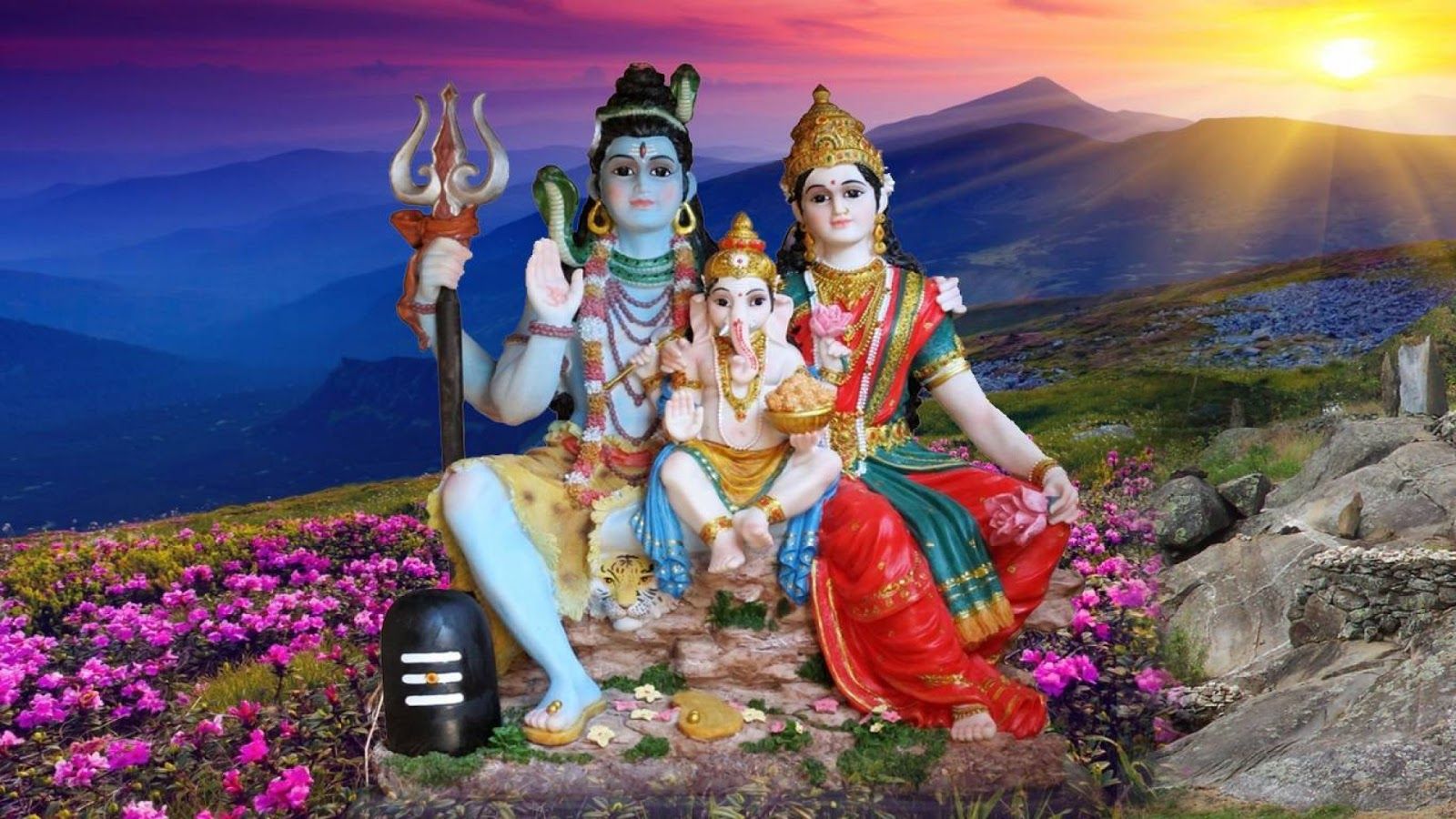 Wallpapper: Lord Shiva Family HD wallpaper
