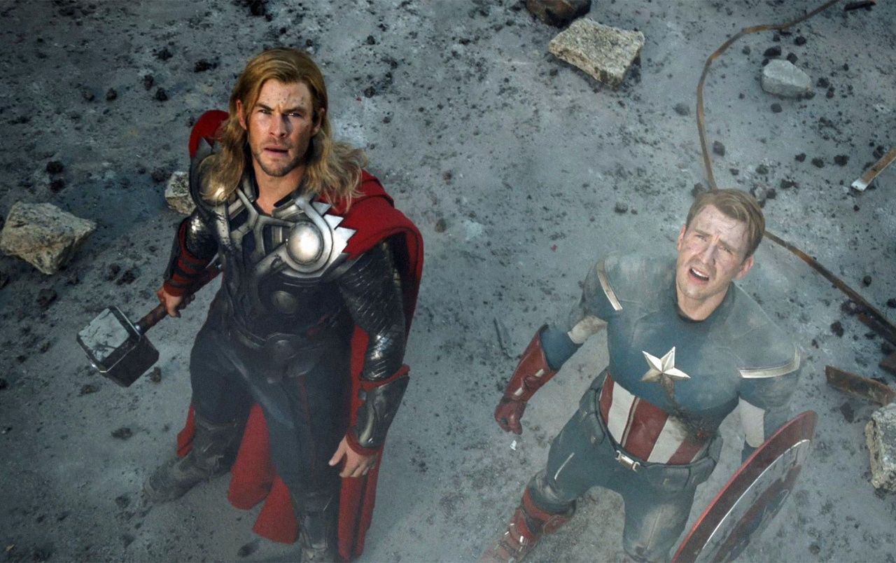 Thor and Captain America wallpaper. Thor and Captain America
