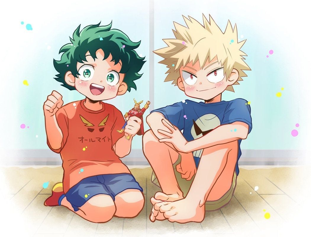 Baby Deku and Kacchan by じゃんこちん