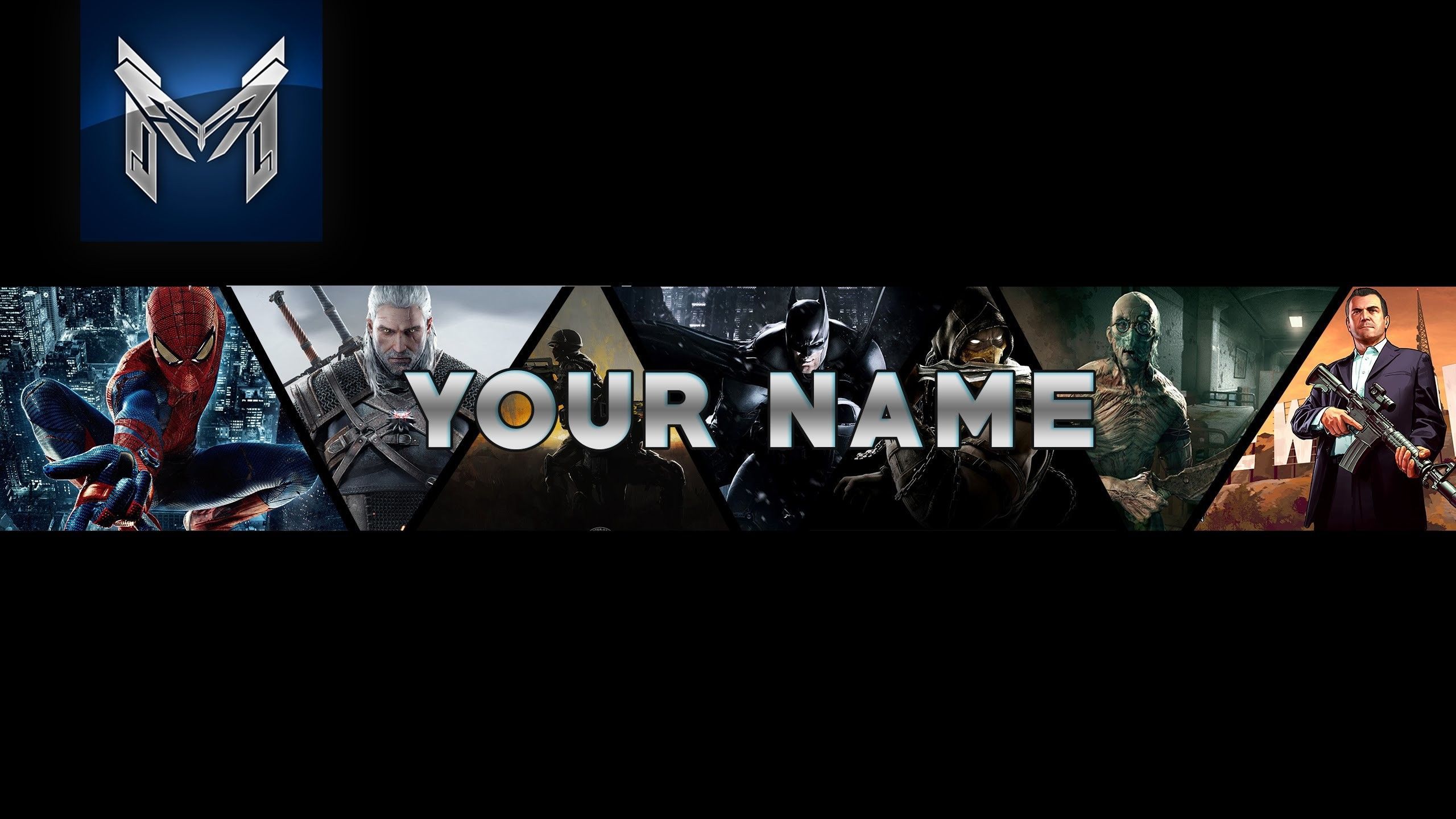 Res: 2560x gaming wallpaper banner. Youtube banners, Banner photohop, Gaming wallpaper