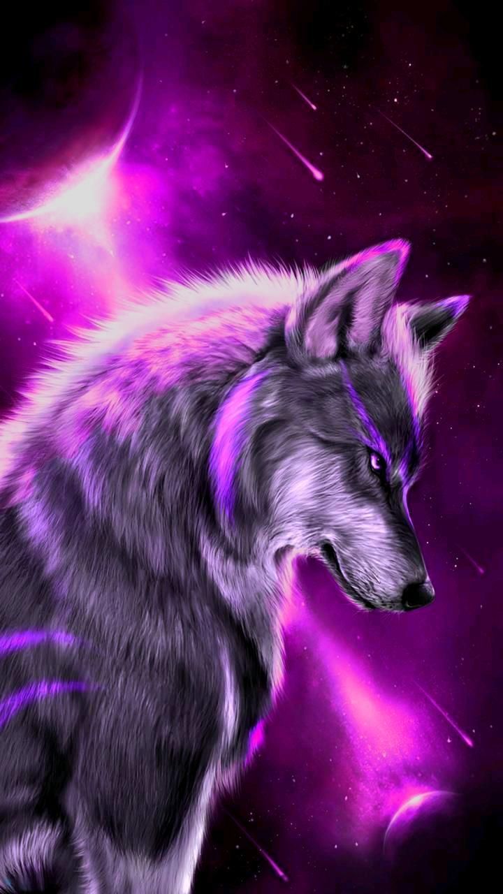 Download Wolfve Wallpaper by SEBAS10021124 now. Browse millions of popular galaxy Wallpap. Wolf painting, Wolf wallpaper, Wolf spirit animal
