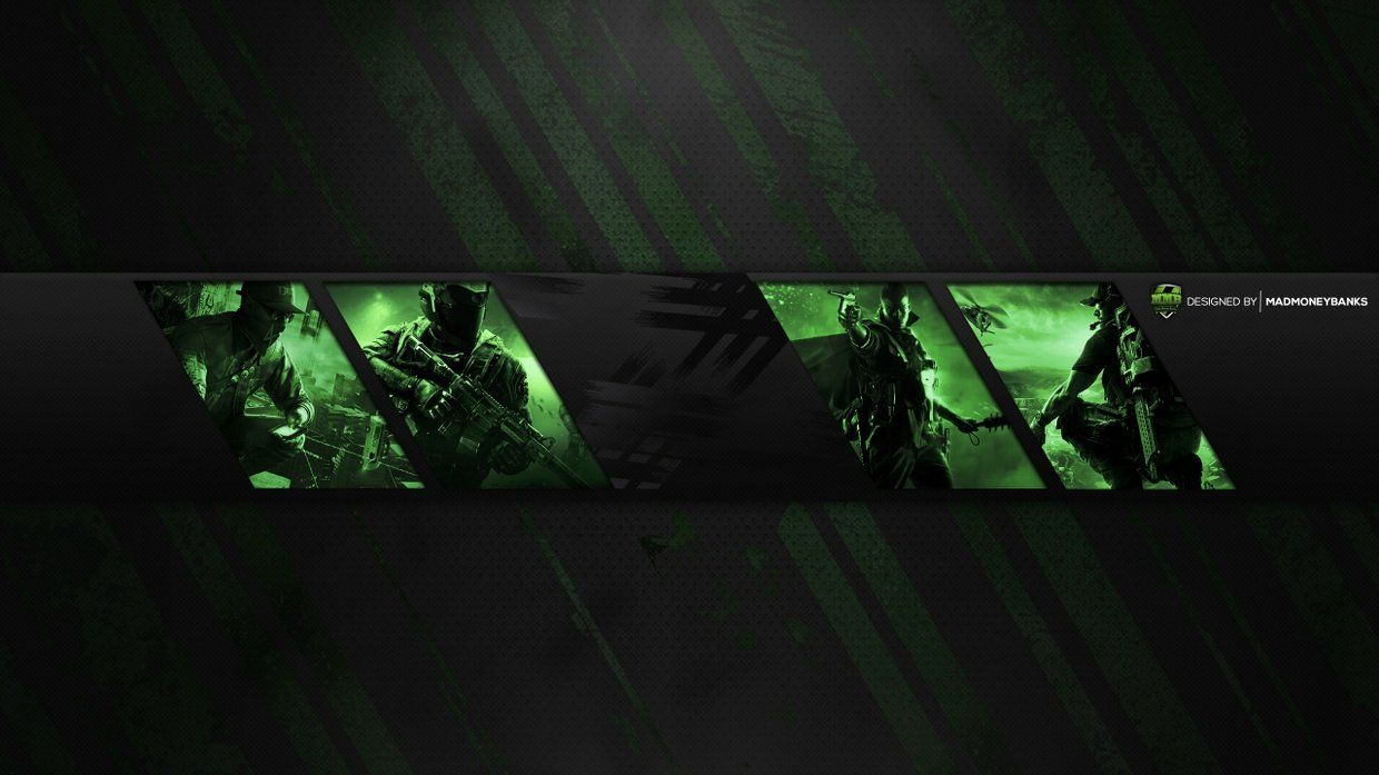Banner No Text Elegant Pro Gaming Channel Banner Panels. Youtube banner , Youtube banners, Banner
