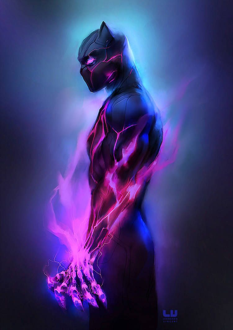 Wakanda Forever by leonardovincent. Marvel artwork, Black panther art, Panther art