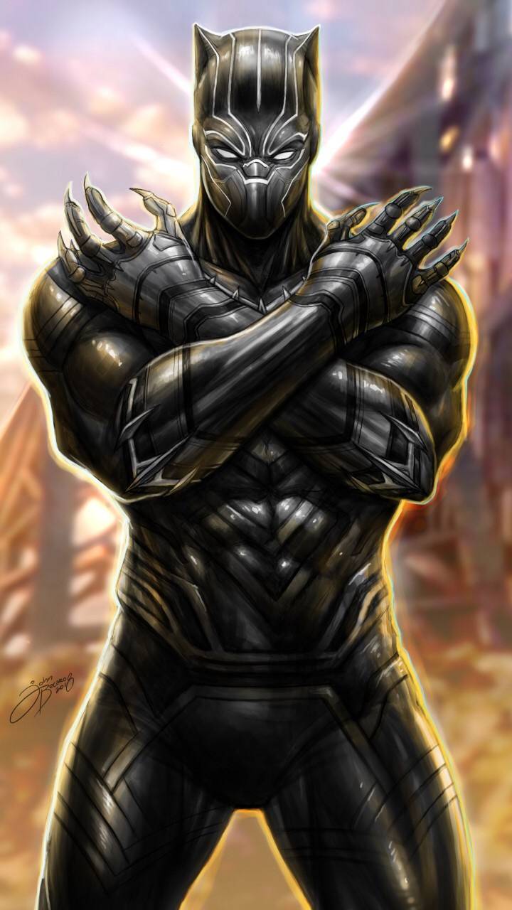 Black Panther Wallpaper 4K Wakanda Forever - Bmp-Name
