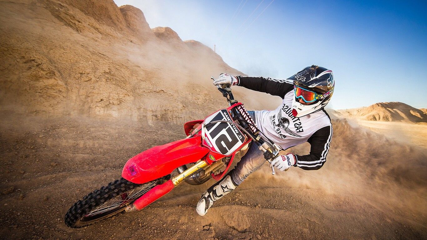 Dirt Bike 1366x768 Resolution HD 4k Wallpaper, Image, Background, Photo and Picture