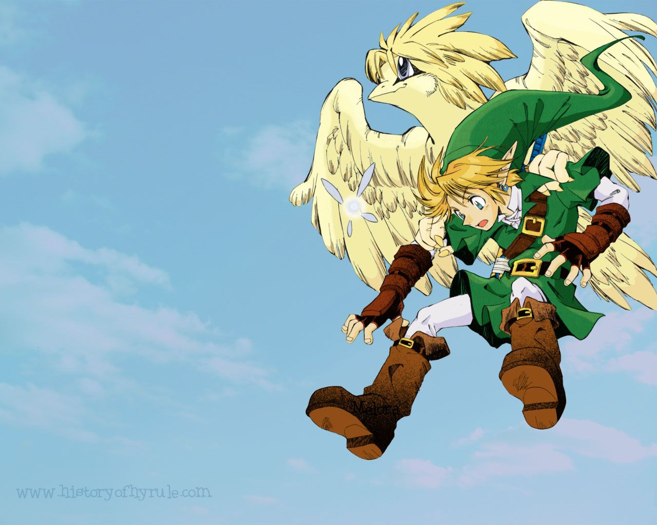 Take Flight Legend of Zelda Wallpaper
