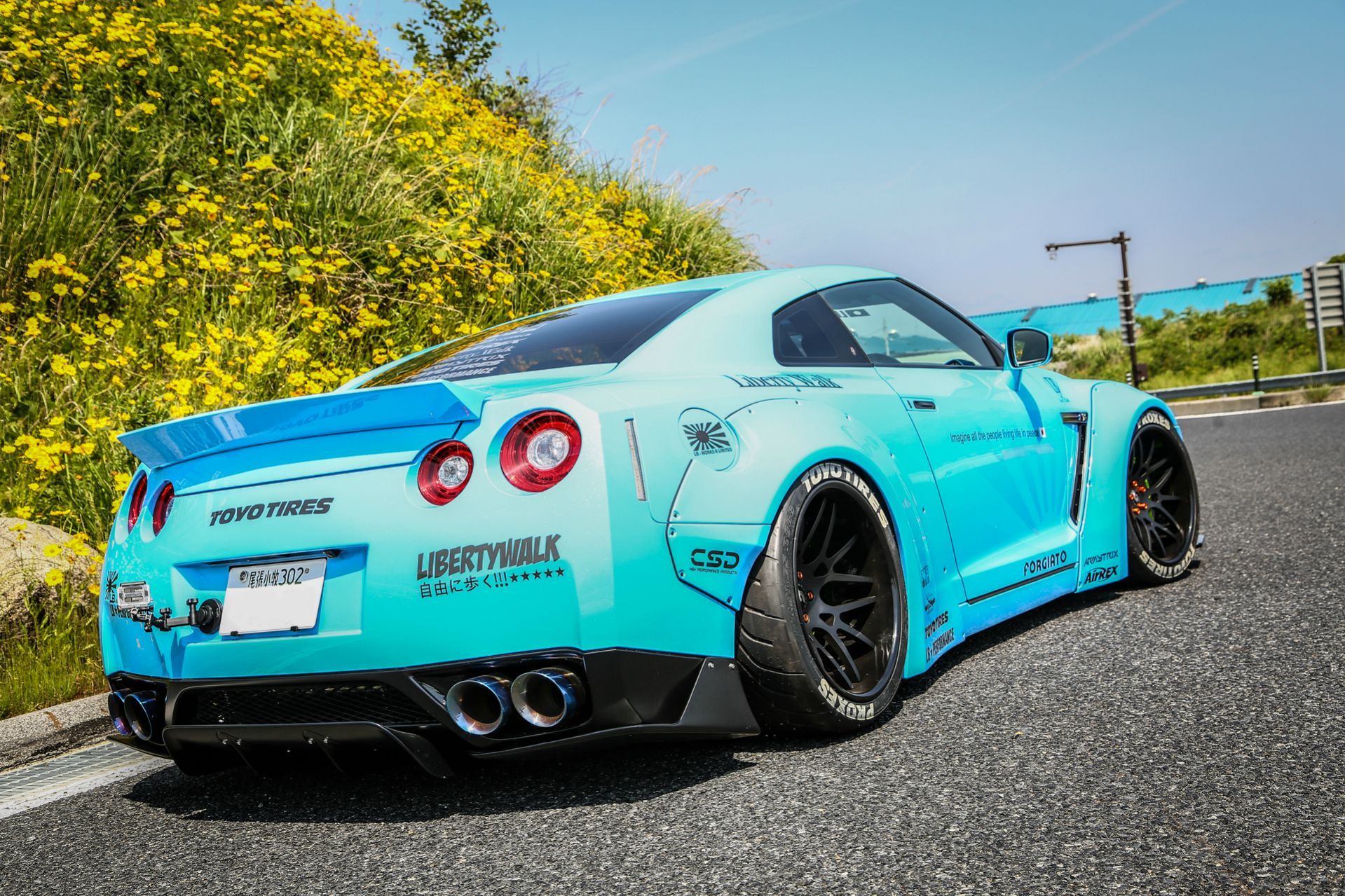 Blue Liberty Walk Gtr