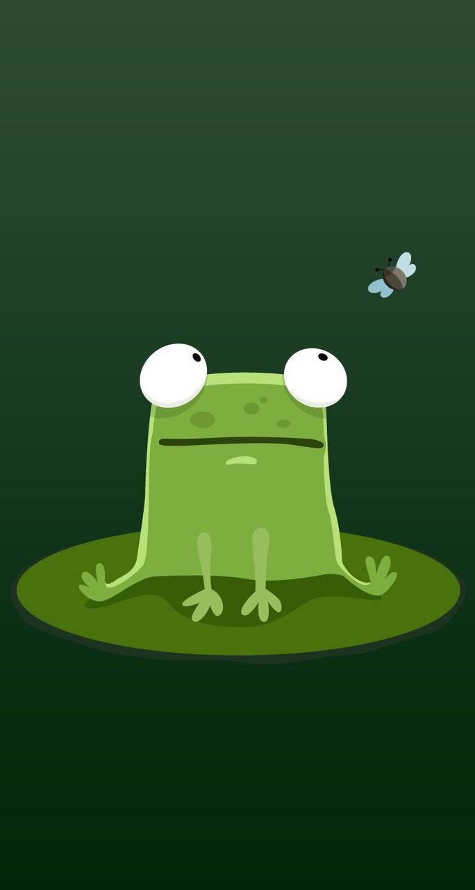 Rana verde. Cute frogs, Frog wallpaper, Frog illustration