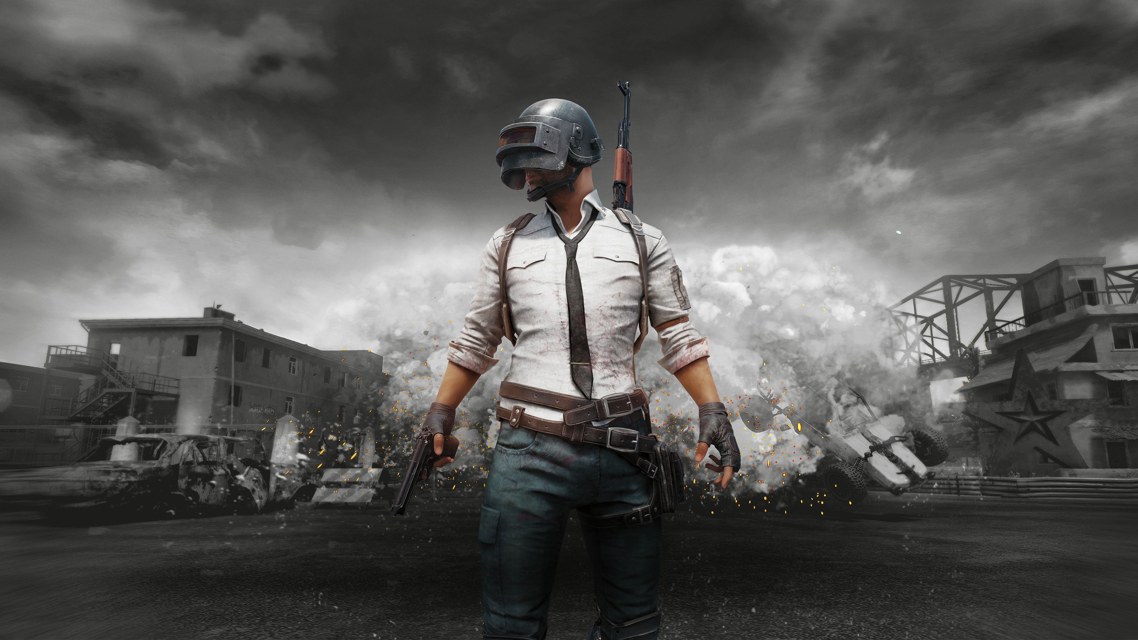 Pubg Monochrome 4k Pubg Wallpaper, Playerunknowns Battlegrounds Wallpaper, Monochrome Wallpaper, Helmet Wallpaper, Hd Wallp. Xbox One, Xbox, Gaming Wallpaper