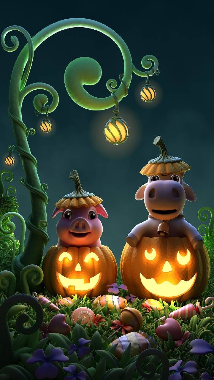 Download Happy Halloween Wallpaper by Agaaa_K now. Browse millions of pop. Happy halloween picture, Halloween picture, Halloween wallpaper