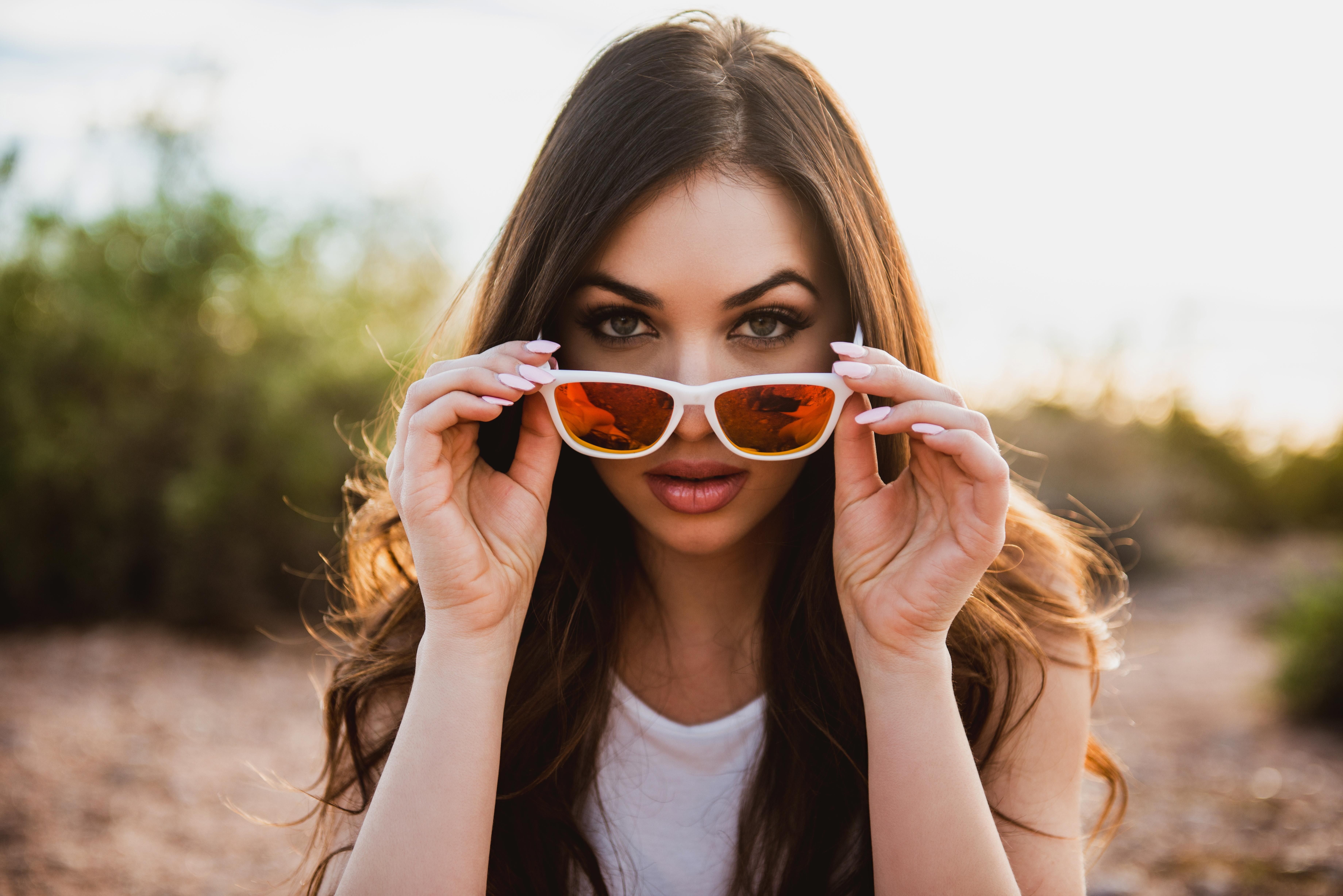 #depth of field, #portrait, #women, #women outdoors, #women with glasses, #sunglasses, wallpaper. Mocah.org HD Desktop Wallpaper