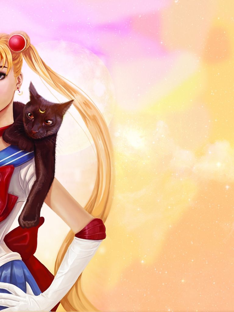 Sailor Moon With Luna Wallpapers Wallpaper Cave In the series final episode, it plays as the ending credits theme. sailor moon with luna wallpapers