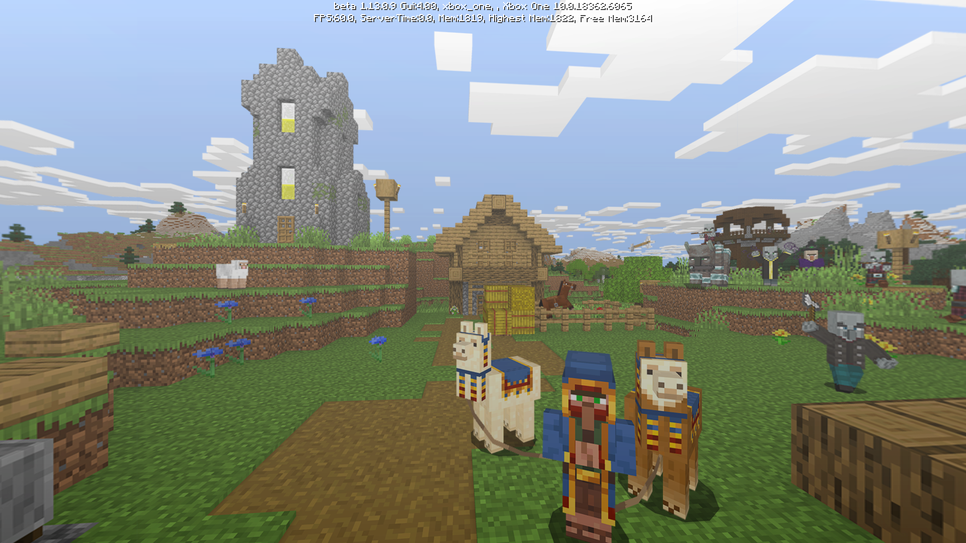 MCPE 51153 Minecraft BE Beta Stuck On Panoramic Background
