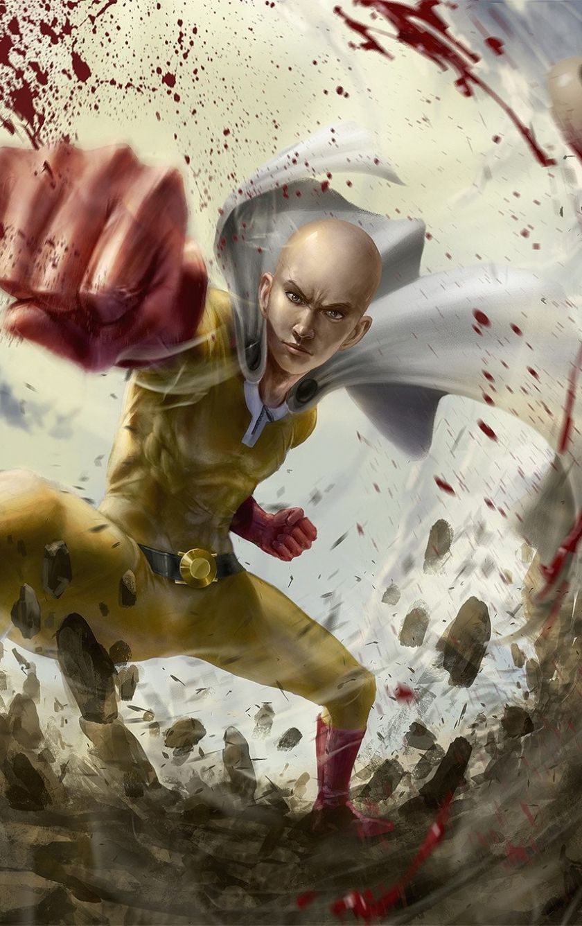Download 840x1336 Wallpaper Saitama, One Punch Man, Anime Boy, Artwork, Iphone 5, Iphone 5s, Iphone 5c, Ipod Touch, 840x1336 HD Image, Background, 6425