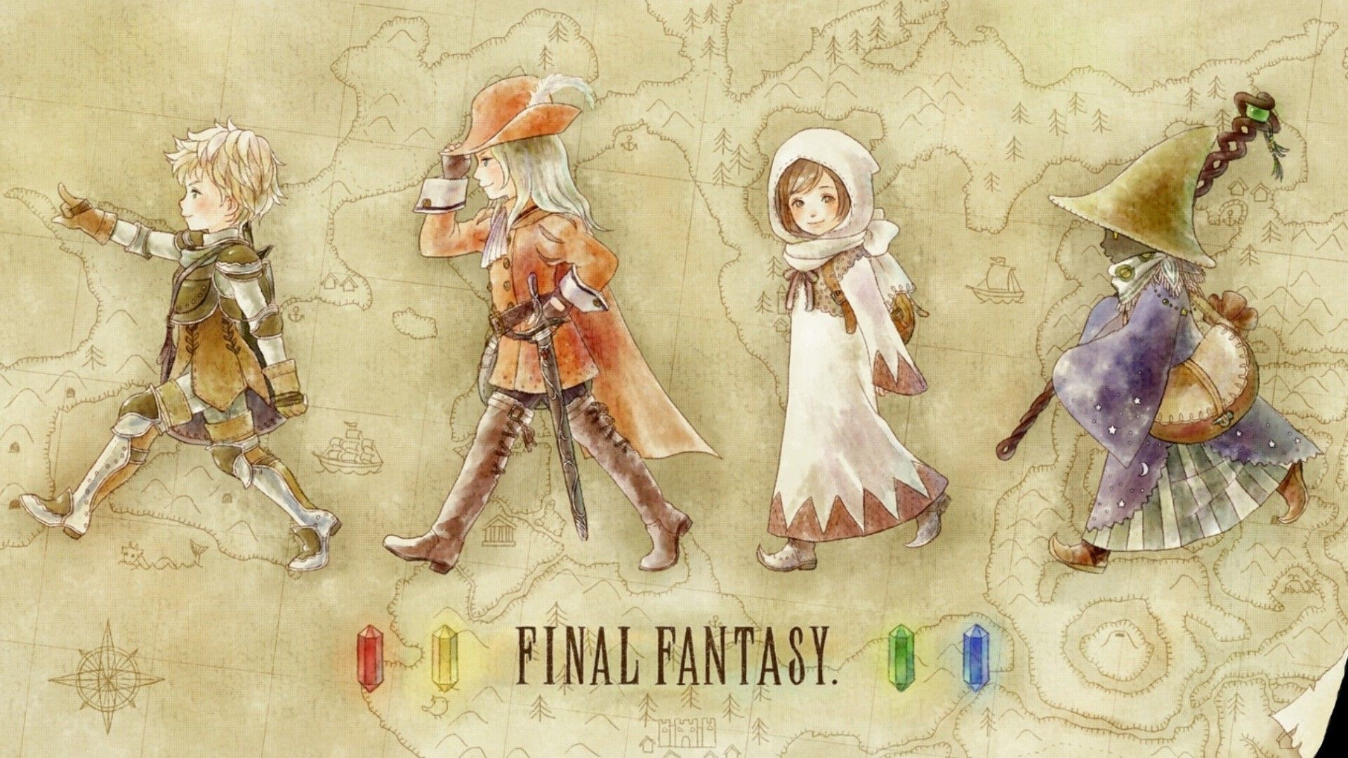 Final Fantasy, video games, white mage, Black Mage wallpaper