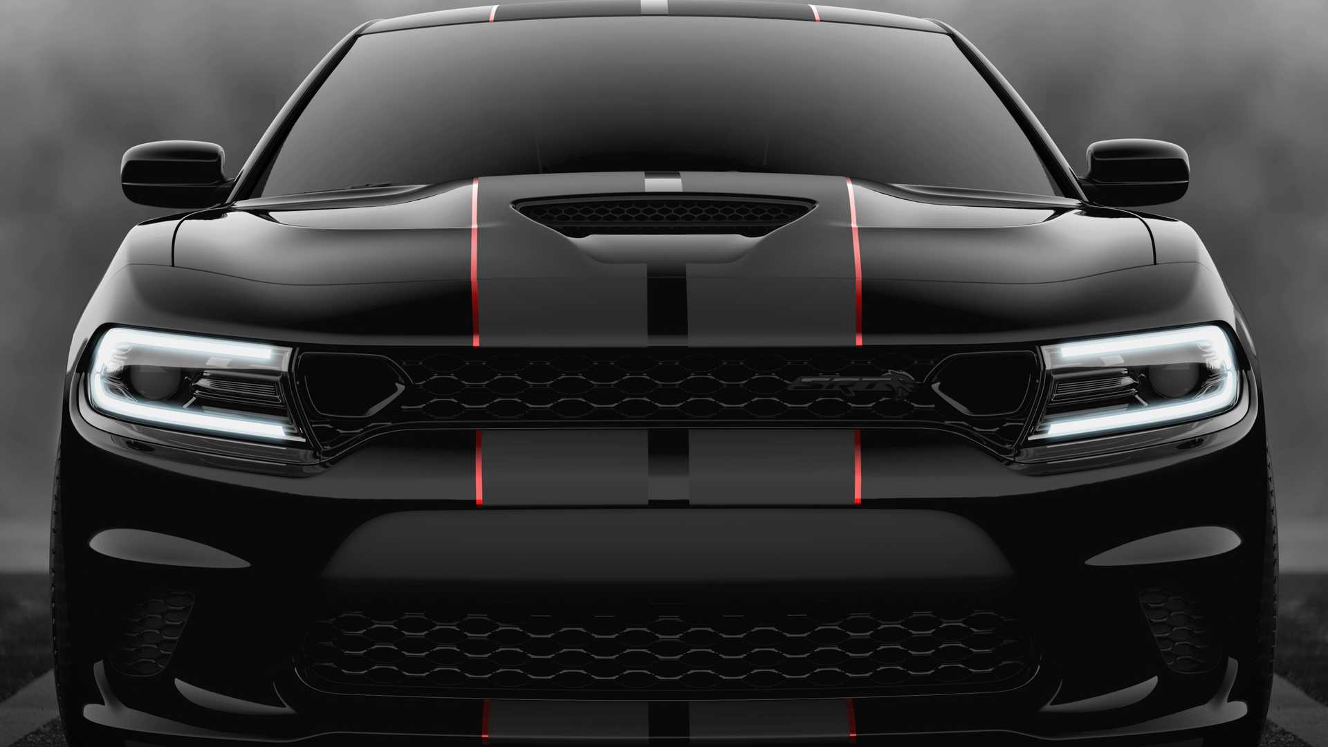 Dodge Charger SRT Hellcat Octane Edition (Color: Pitch Black) Front Wallpaper (9)