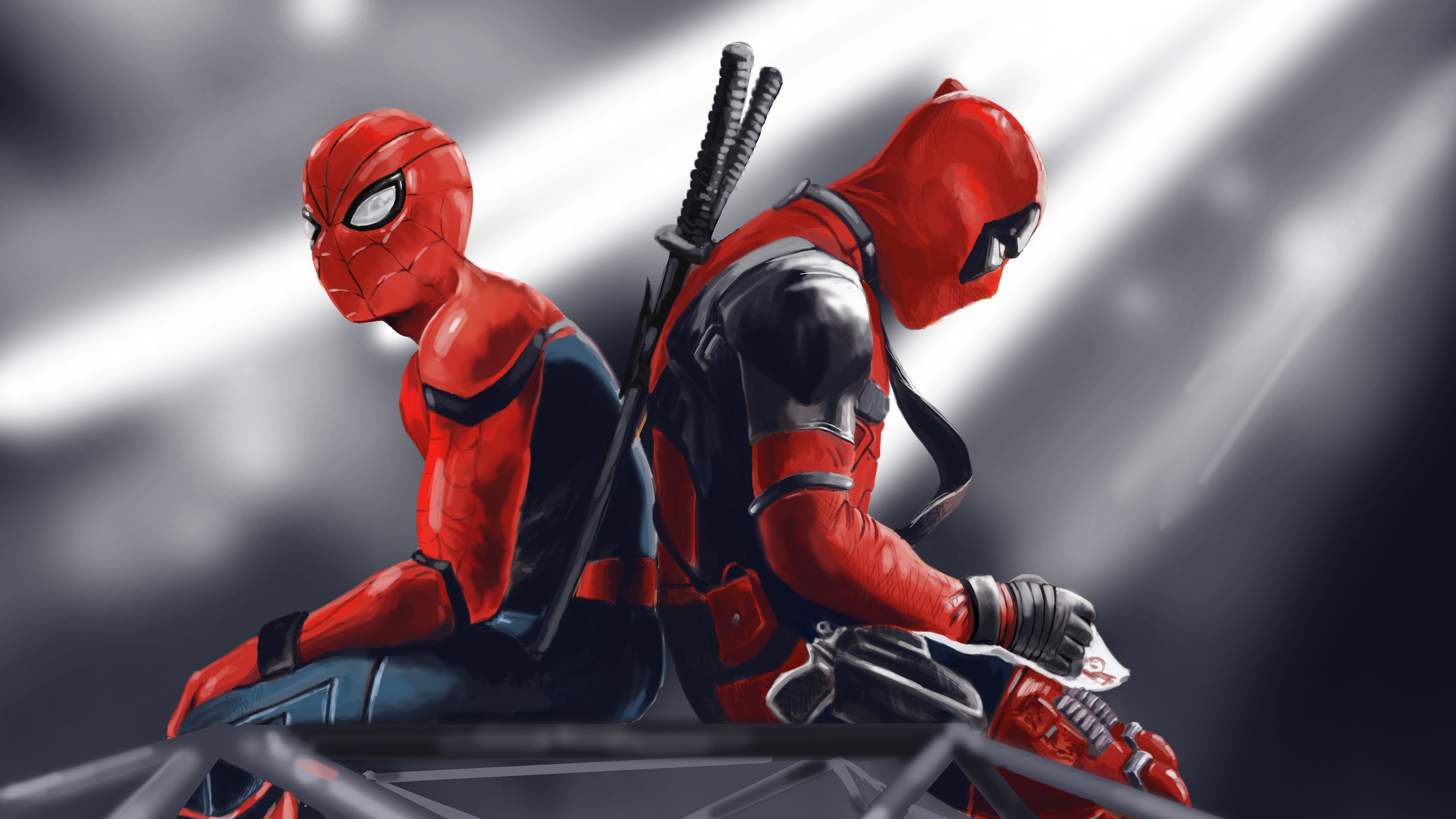 Spidey And Deadpool, HD Superheroes, 4k Wallpaper, Image, Background, Photo and Picture