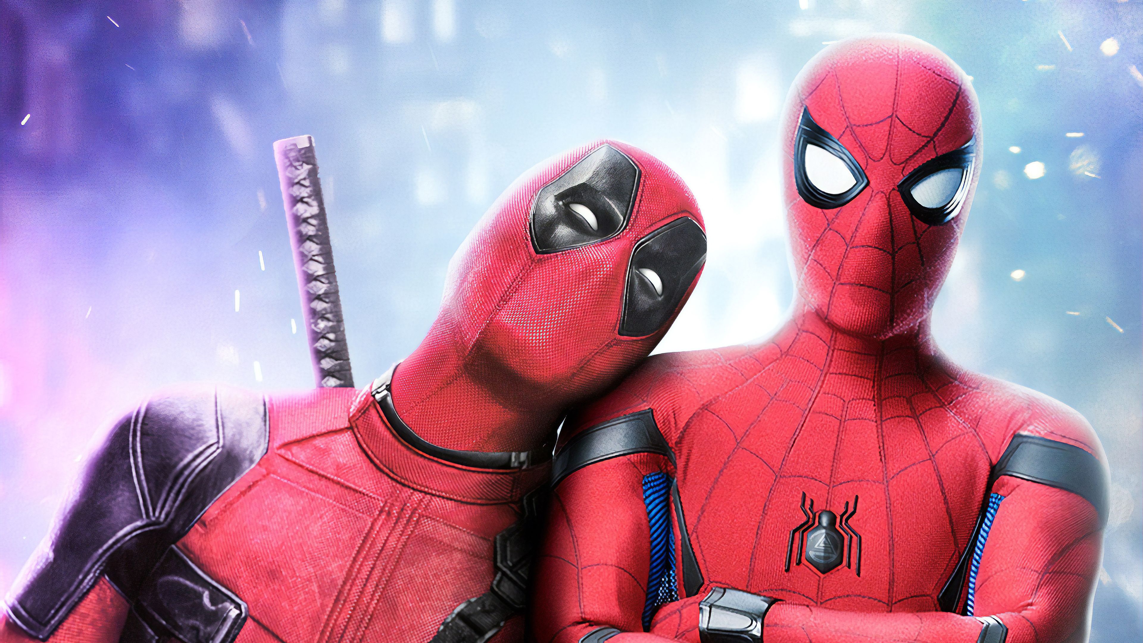 Deadpool And Spiderman Art, HD Superheroes, 4k Wallpaper, Image, Background, Photo and Picture