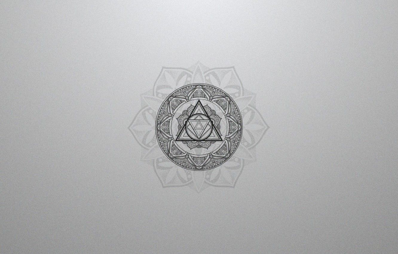 Wallpaper Triangle, Minimal, Gray, Geometry, Triangle, Geometry image for desktop, section минимализм