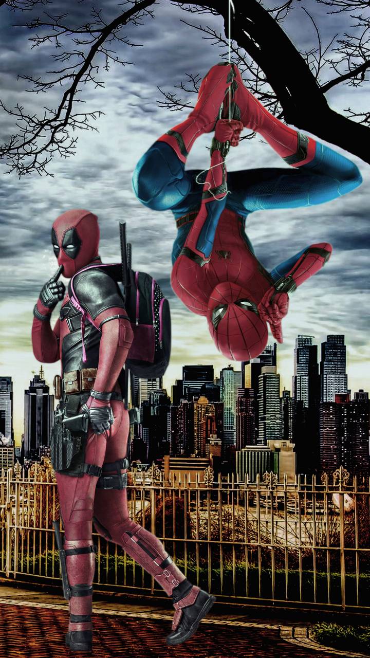 Spider-Man And Deadpool Wallpapers - Wallpaper Cave