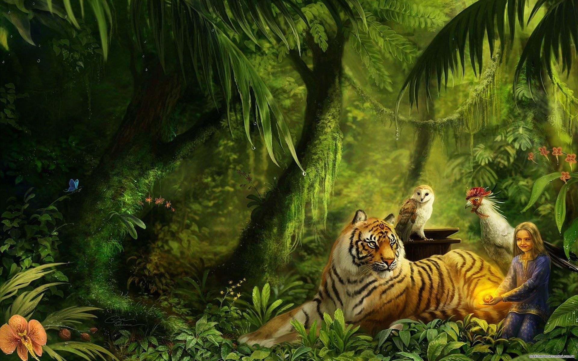 Psychology. Jungle wallpaper, Digital portrait, Animals