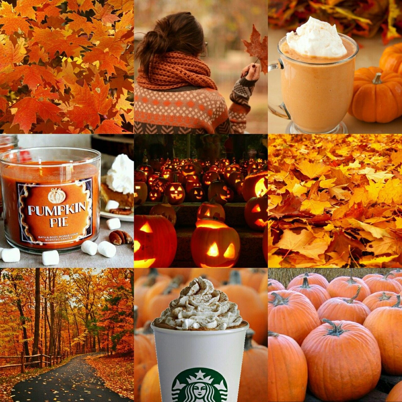 Aesthetic Autumn Collage Wallpapers - Wallpaper Cave