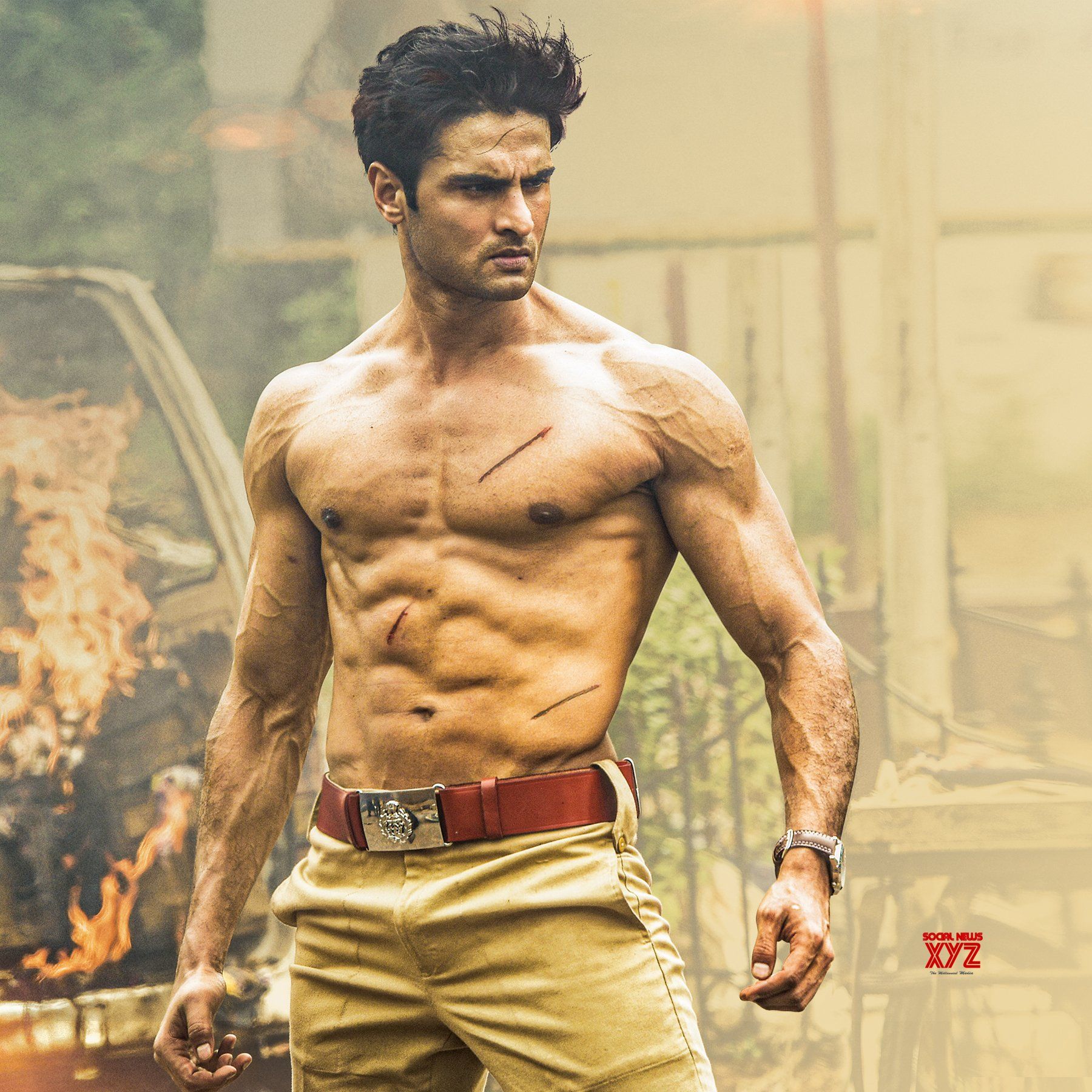 Sudheer Babu Birthday HD Poster And Still From V Movie News XYZ