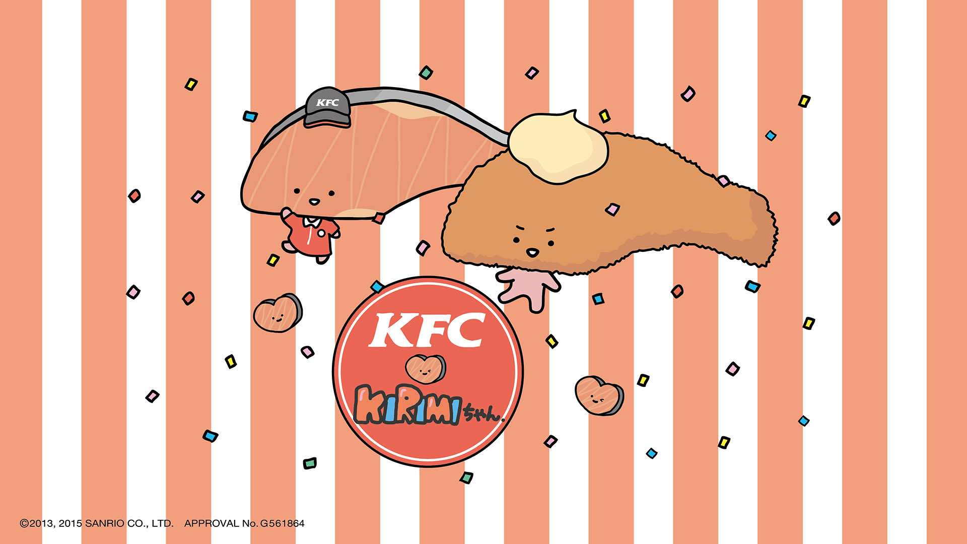 Japan Envy: Kirimi Chan X KFC = Kentucky Fried Salmon