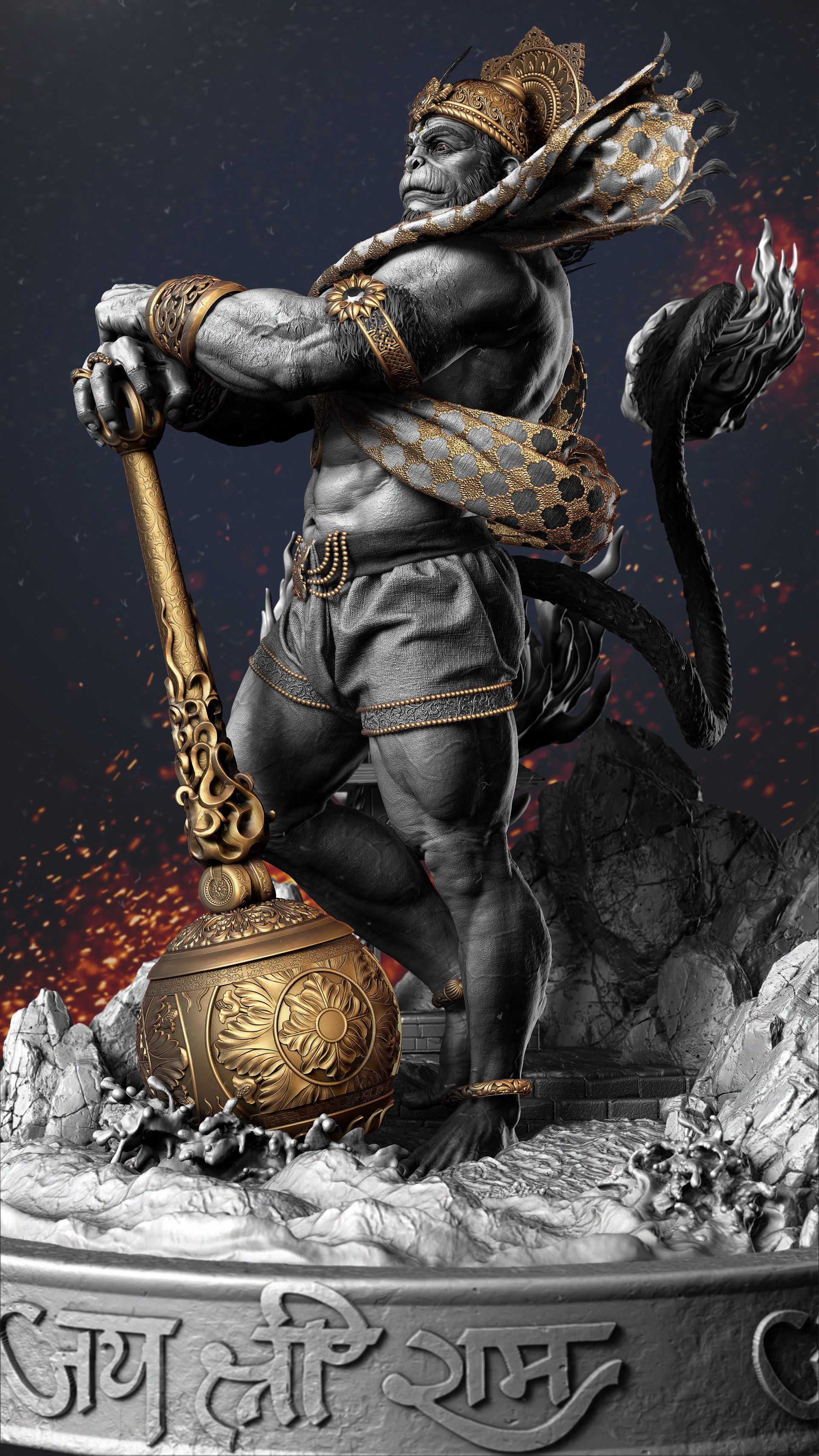 Hanuman 3D World Magazine cover, Gaurav Kumar. Lord hanuman wallpaper, Hanuman wallpaper, Hanuman