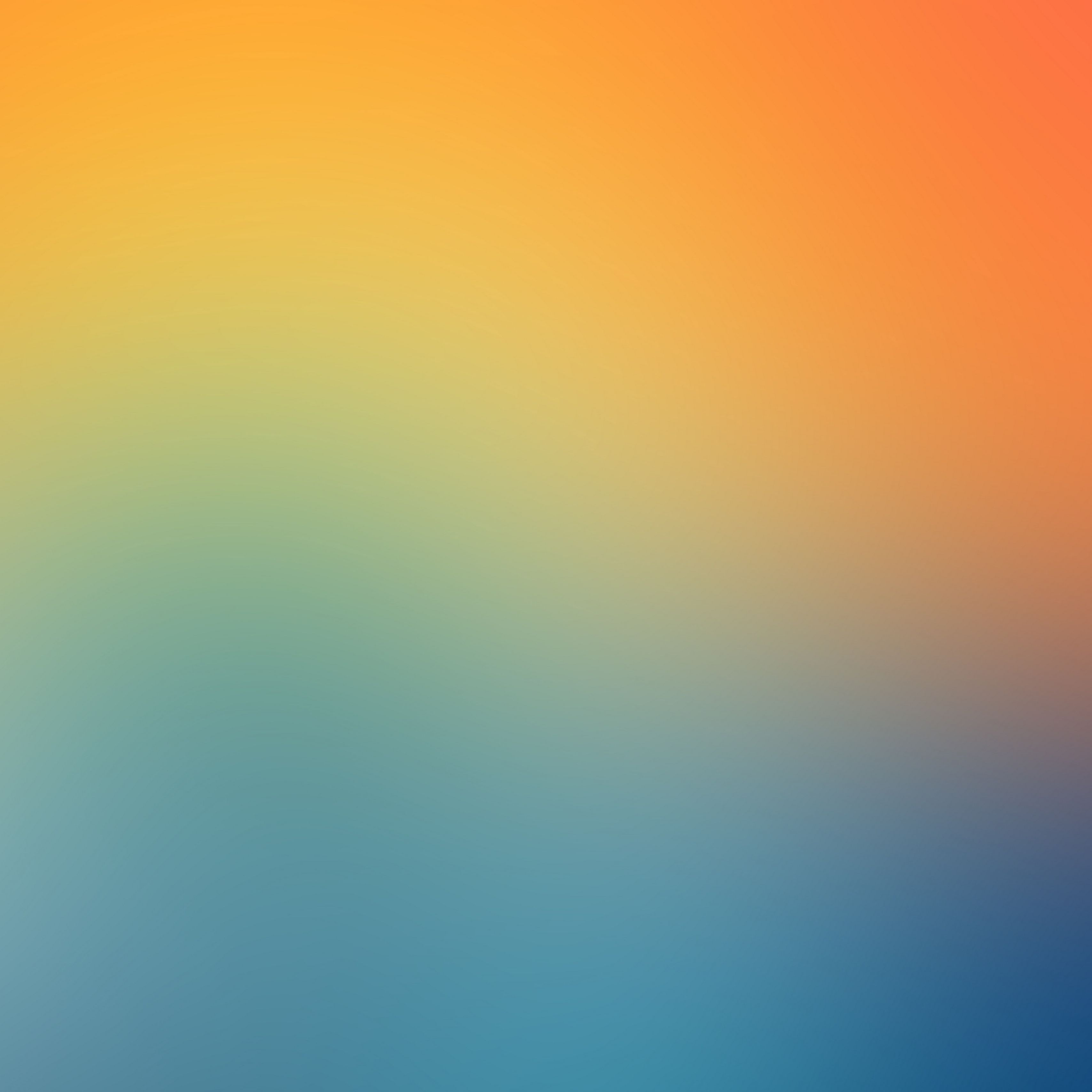 Download wallpaper 3415x3415 gradient, blur, blending, yellow, blue, soft ipad pro 12.9 retina for parallax HD background