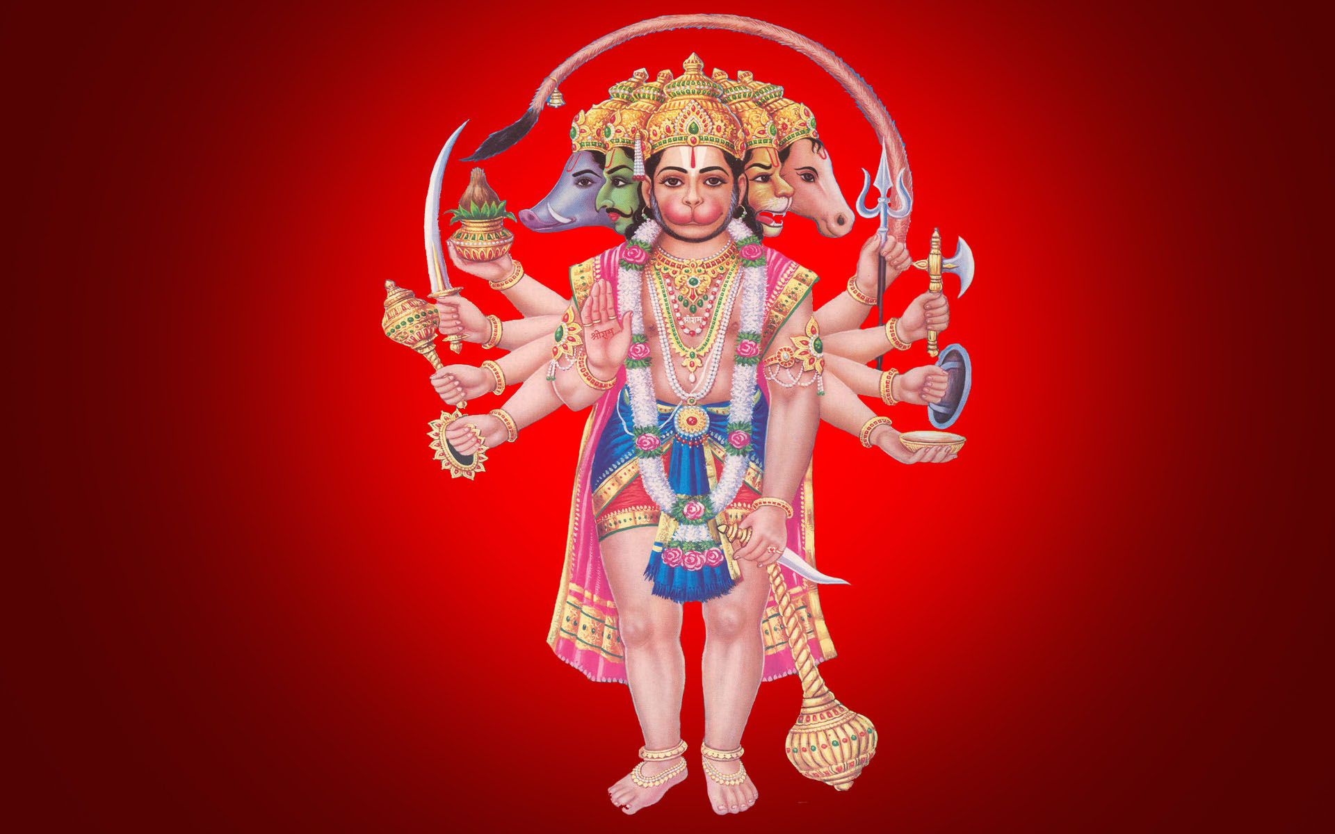 Panchmukhi Hanuman Wallpaper