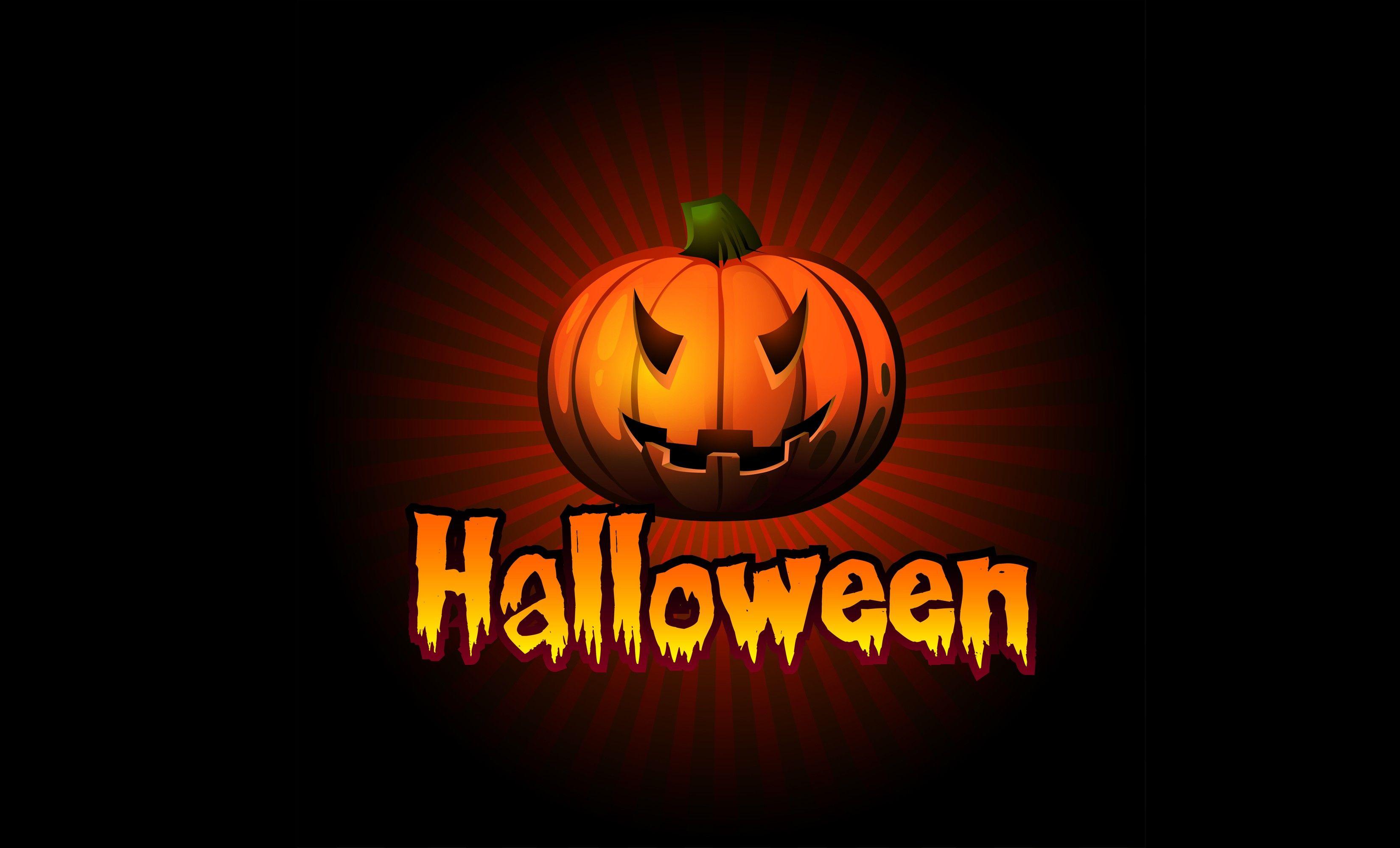 Halloween Pumpkins Art Wallpaper HD for Desktop