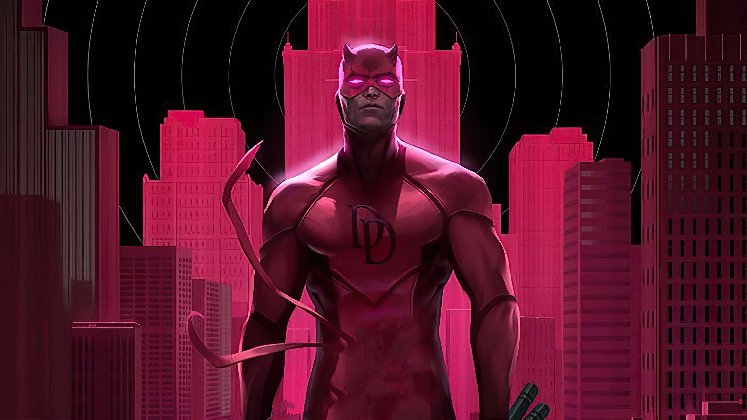 Daredevil Pink, HD Superheroes, 4k Wallpaper, Image, Background, Photo and Picture