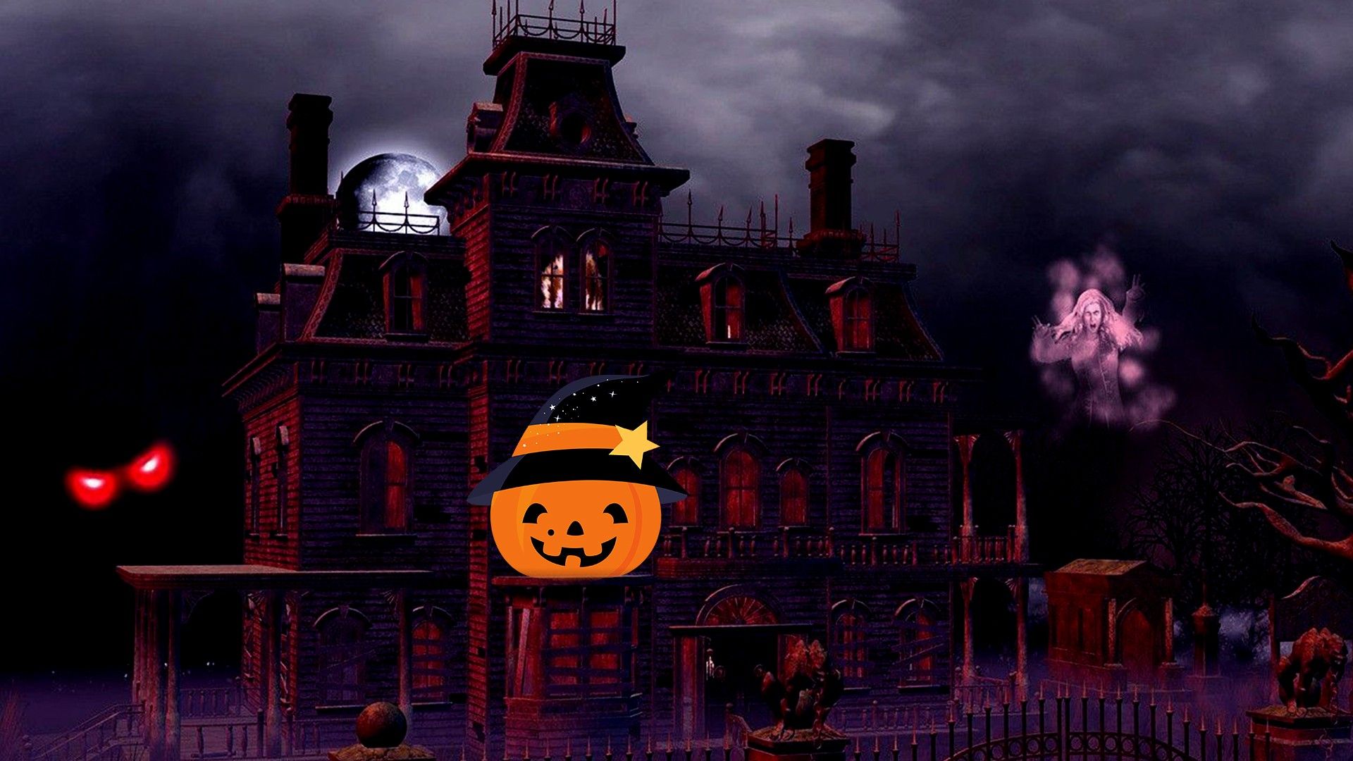 Free download Cute Halloween Desktop HD Wallpapers 34534 Baltana 1920x1080 ...