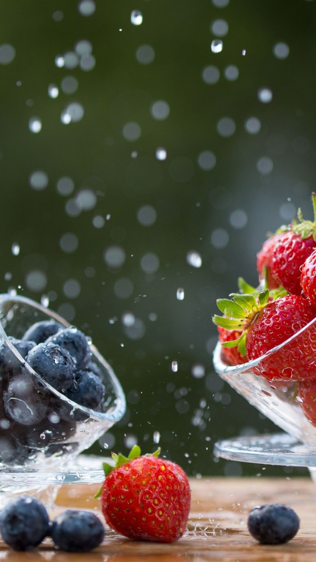 Blueberries And Strawberries Wallpapers Wallpaper Cave