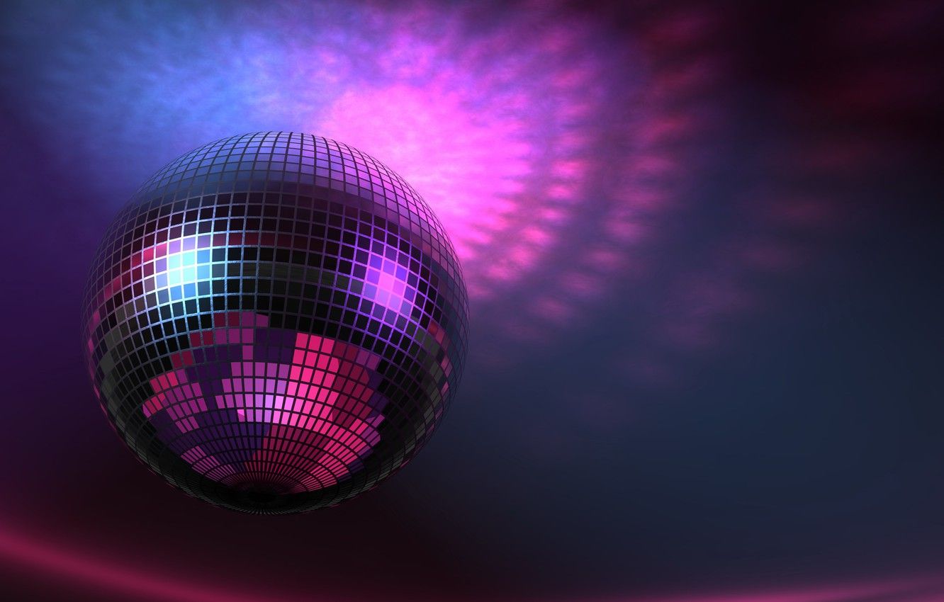 Wallpaper Music, Disco Ball, The Wallpaper image for desktop, section музыка